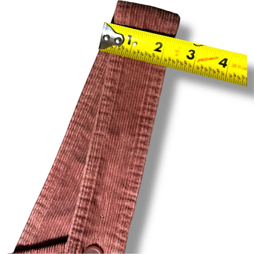 Wild Fable Dusty Rose Corduroy Zip Front/Pockets Sleeveless Overall Mini Dress - Picture 11 of 16